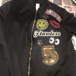 Long sleeve zip up jacket